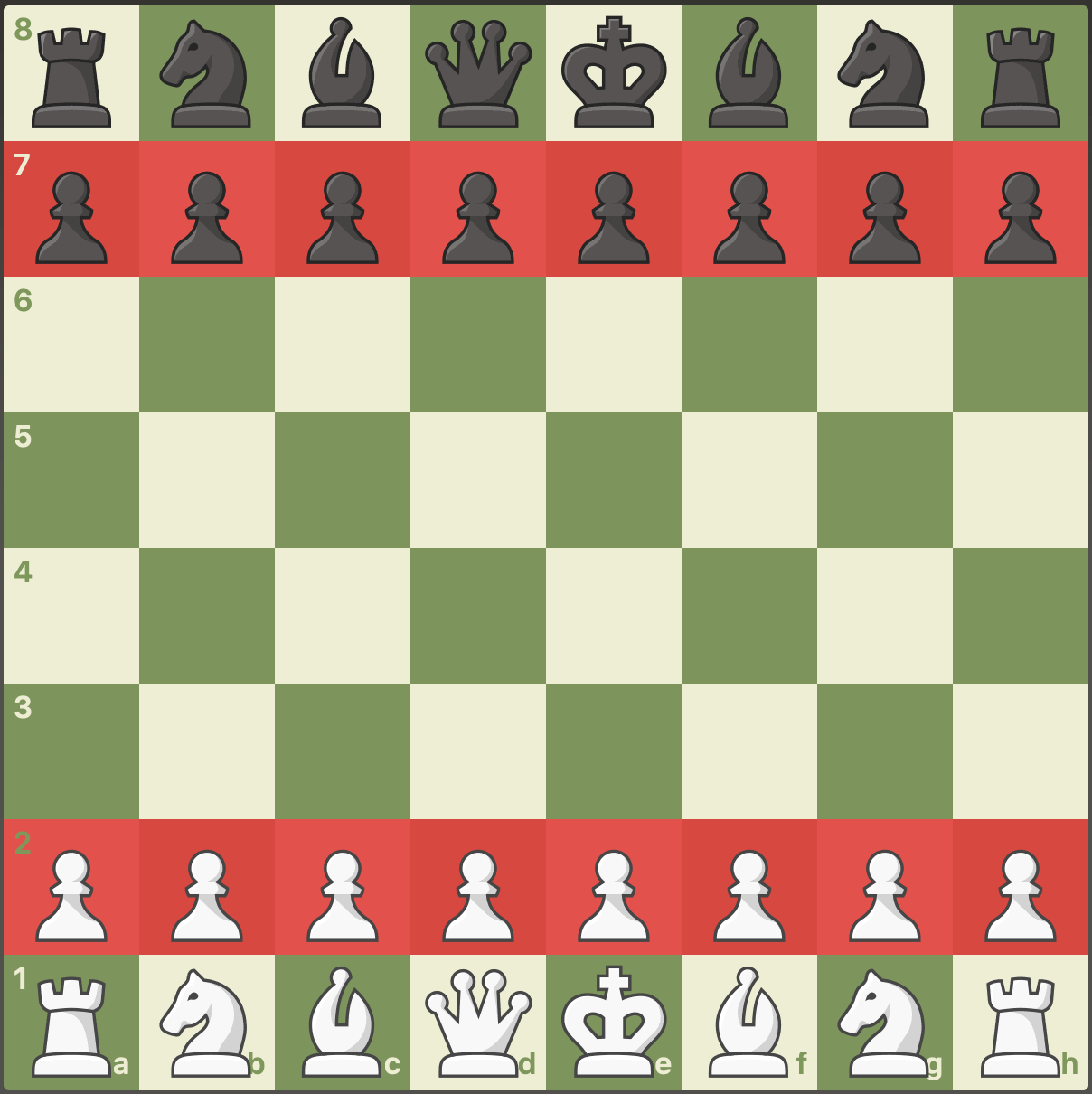 Описание: pawn starting position