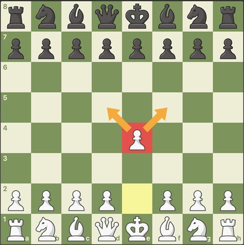 Описание: pawn captures attacks