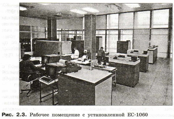 Рабочее помещение с установленной ЕС-1060